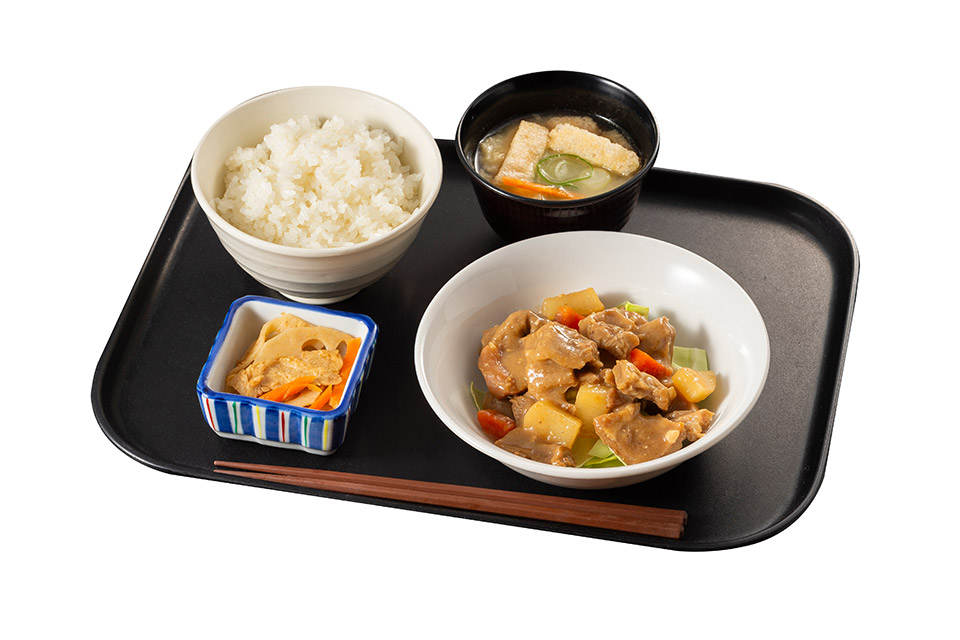 桜ホルモン煮込み定食